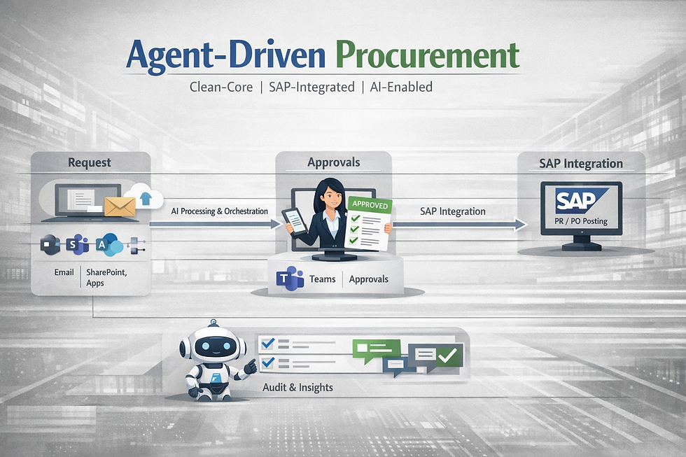 AI Driven Procurement Demo with Clean Core SAP