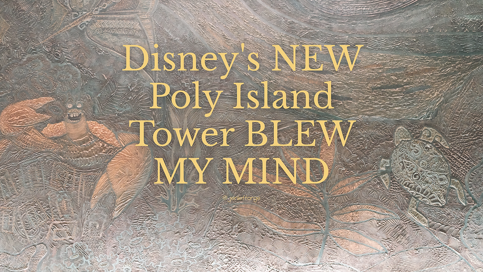 Disney's NEW Poly Island Tower BLEW MY MIND
