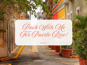 Pack With Me For Puerto Rico!