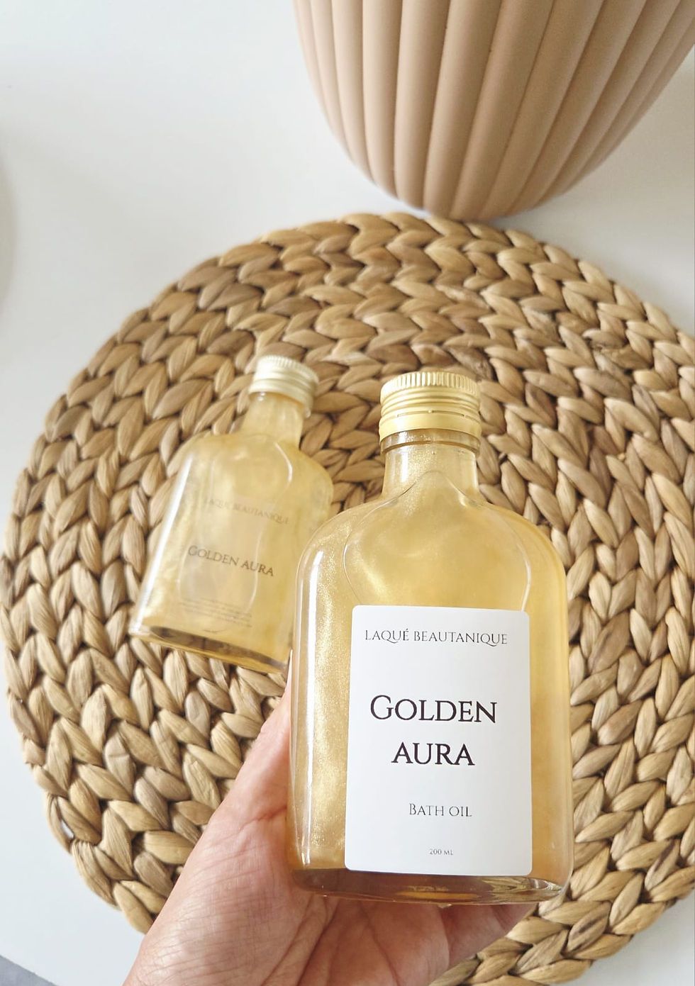 Thumbnail: Laque Beautanique Golden Aura Bundle -Luxe Body & Bath oil