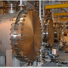A water pipe in a factory