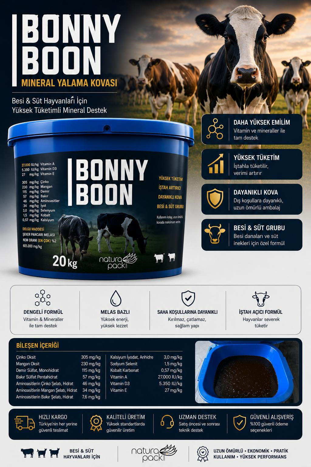 BONNY BOON Vitamin & Mineral Yalama Kovası