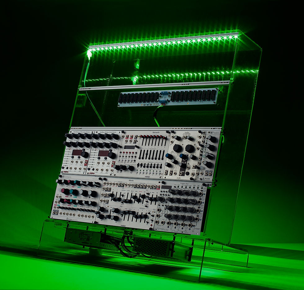 Thumbnail: NAVIGATOR CASE 118HP 12U FULLY TRANSPARENT EURORACK CASE