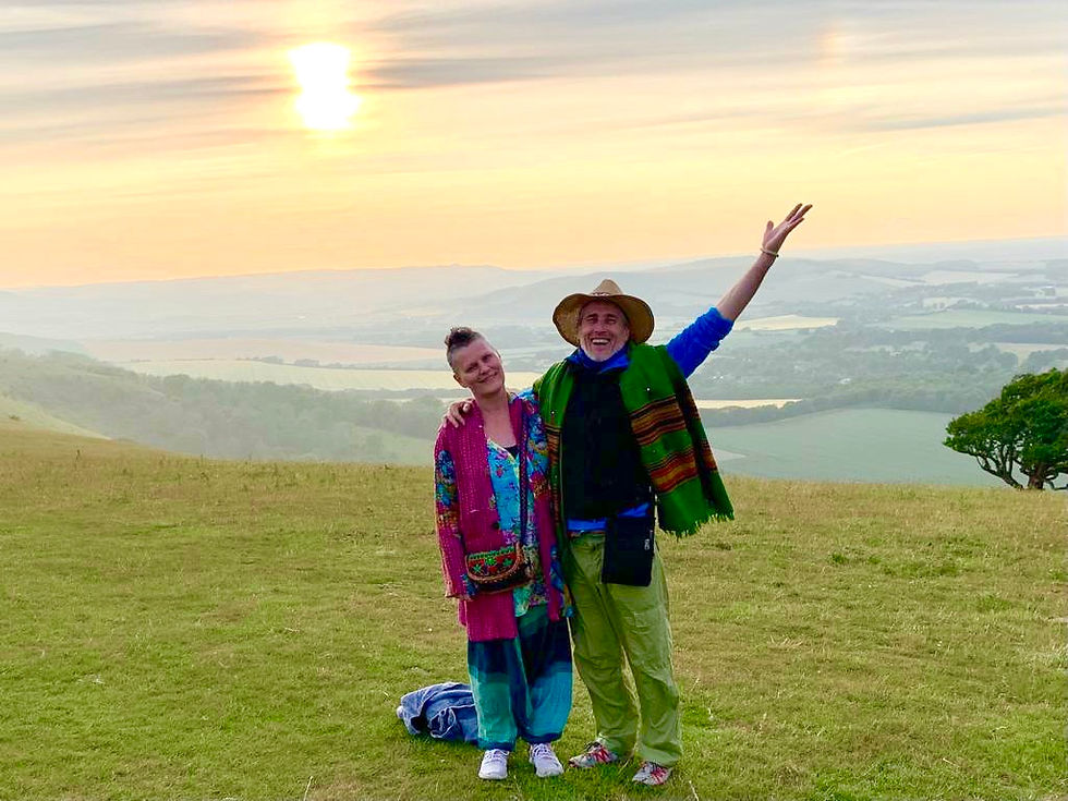 celebrating Summer solstice in Firle Sussex 2023