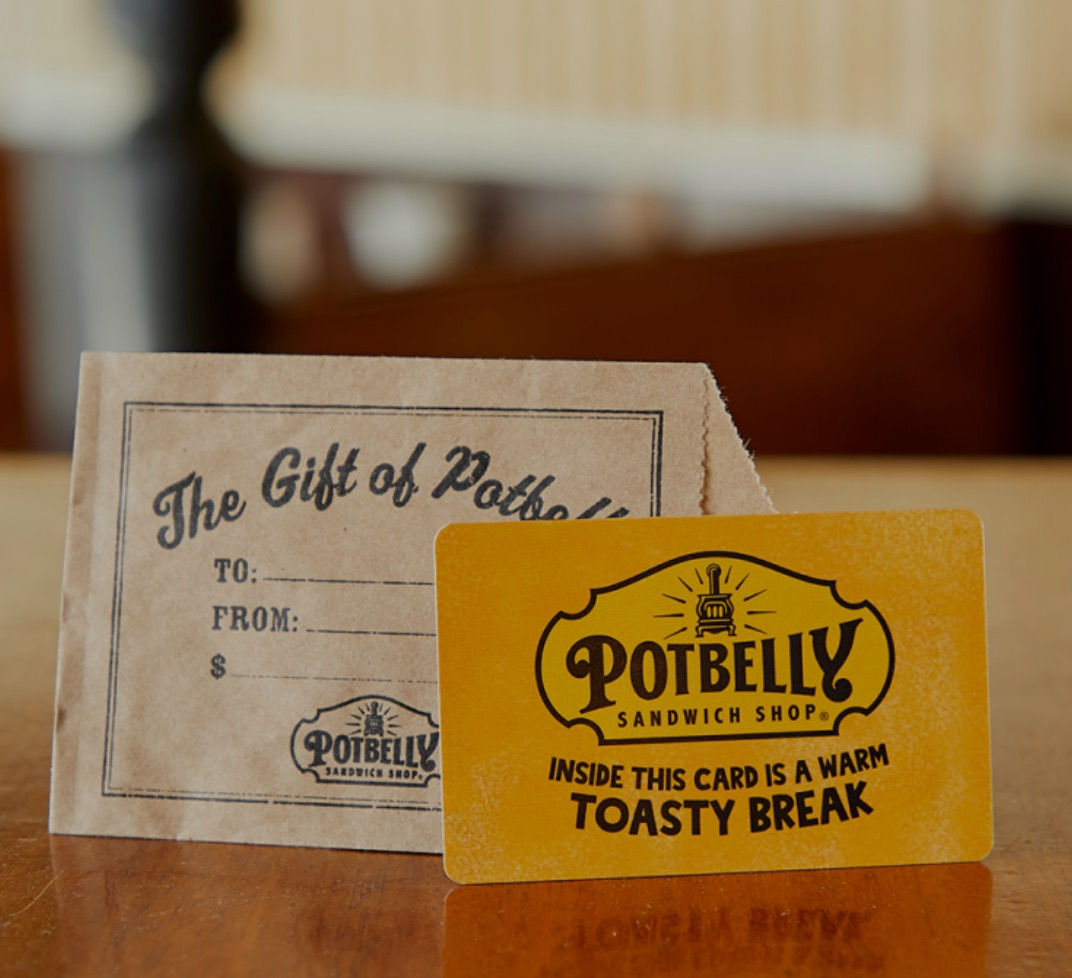 Potbelly gift card