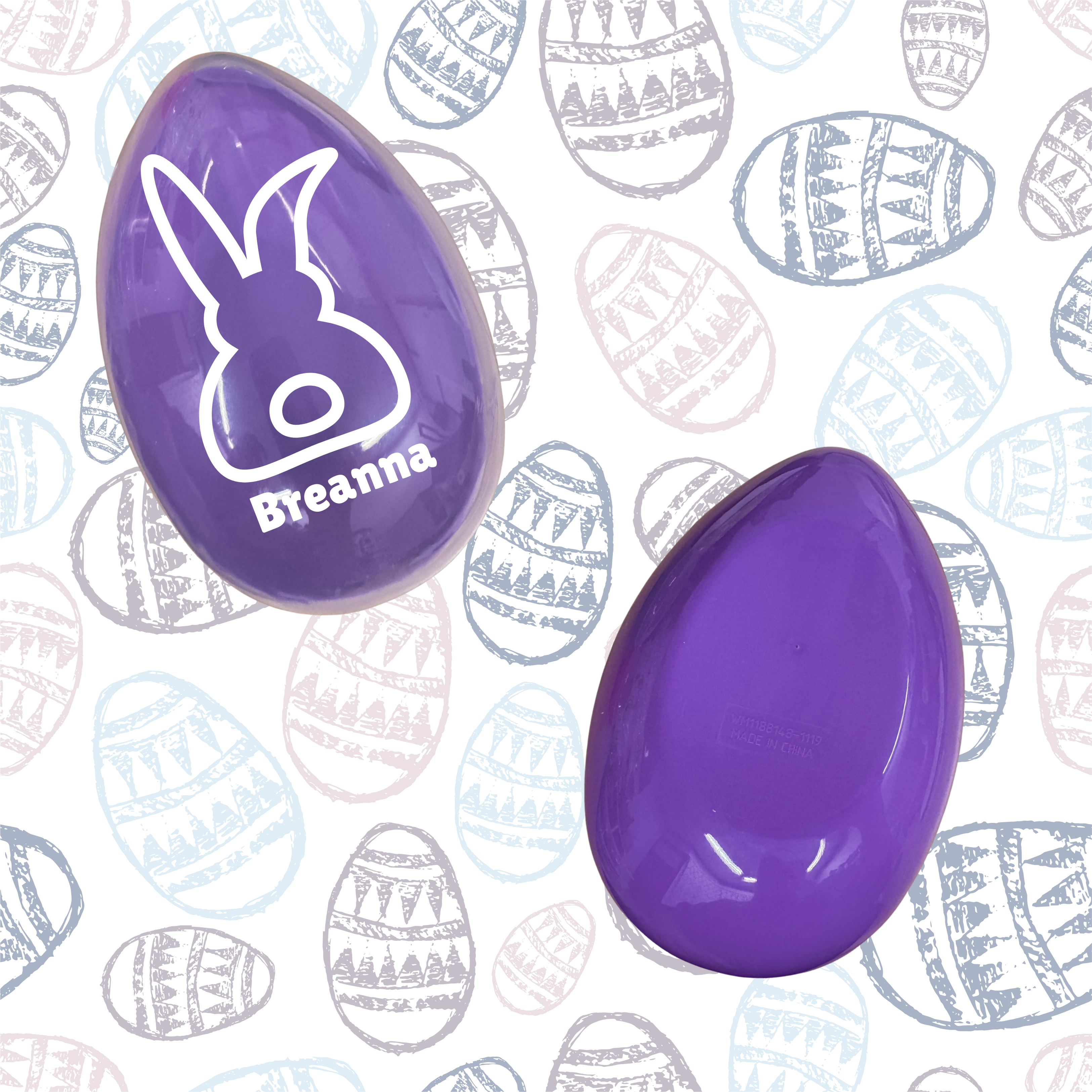 🐰 Personalized Easter Bunny Eggs 🐰
