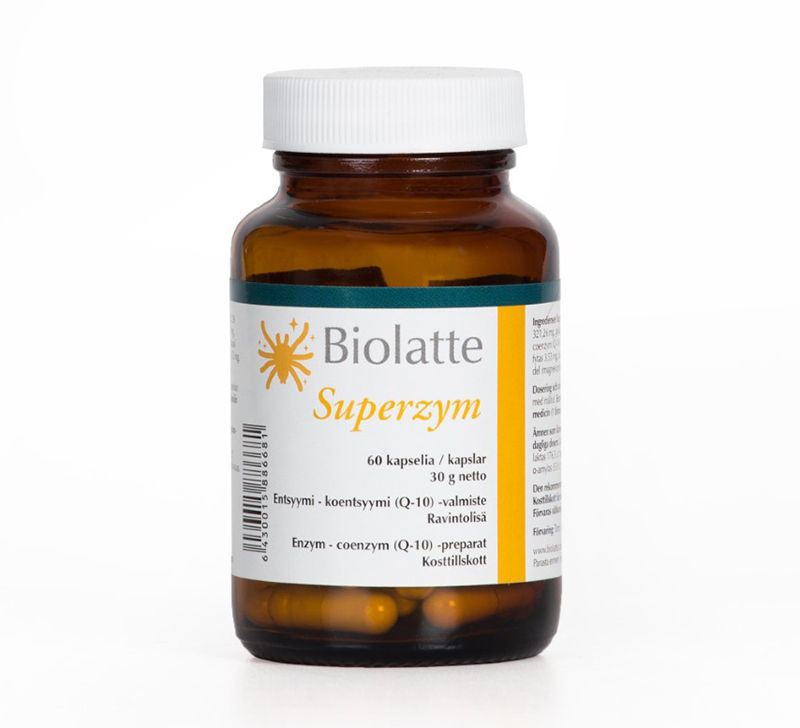 Biolatte Superzym 60 caps, 30g