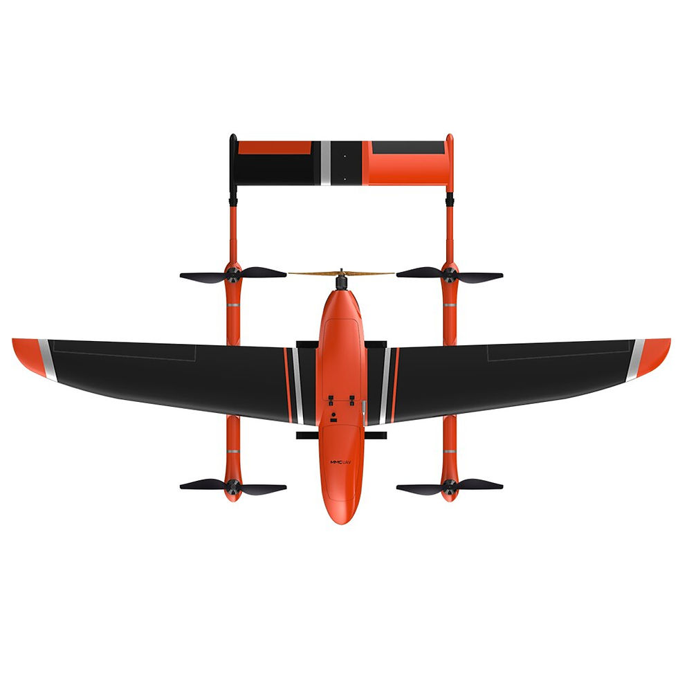 Thumbnail: GRIFLION M8 VOLT RTK & PPK SERVAY Carbon Fiber DRONE UAV Platform Frame Kit