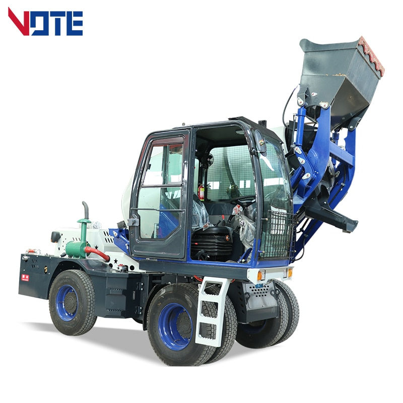 Thumbnail: China VTCM Mini Series Self Loading Concrete Mixer Truck for Sale