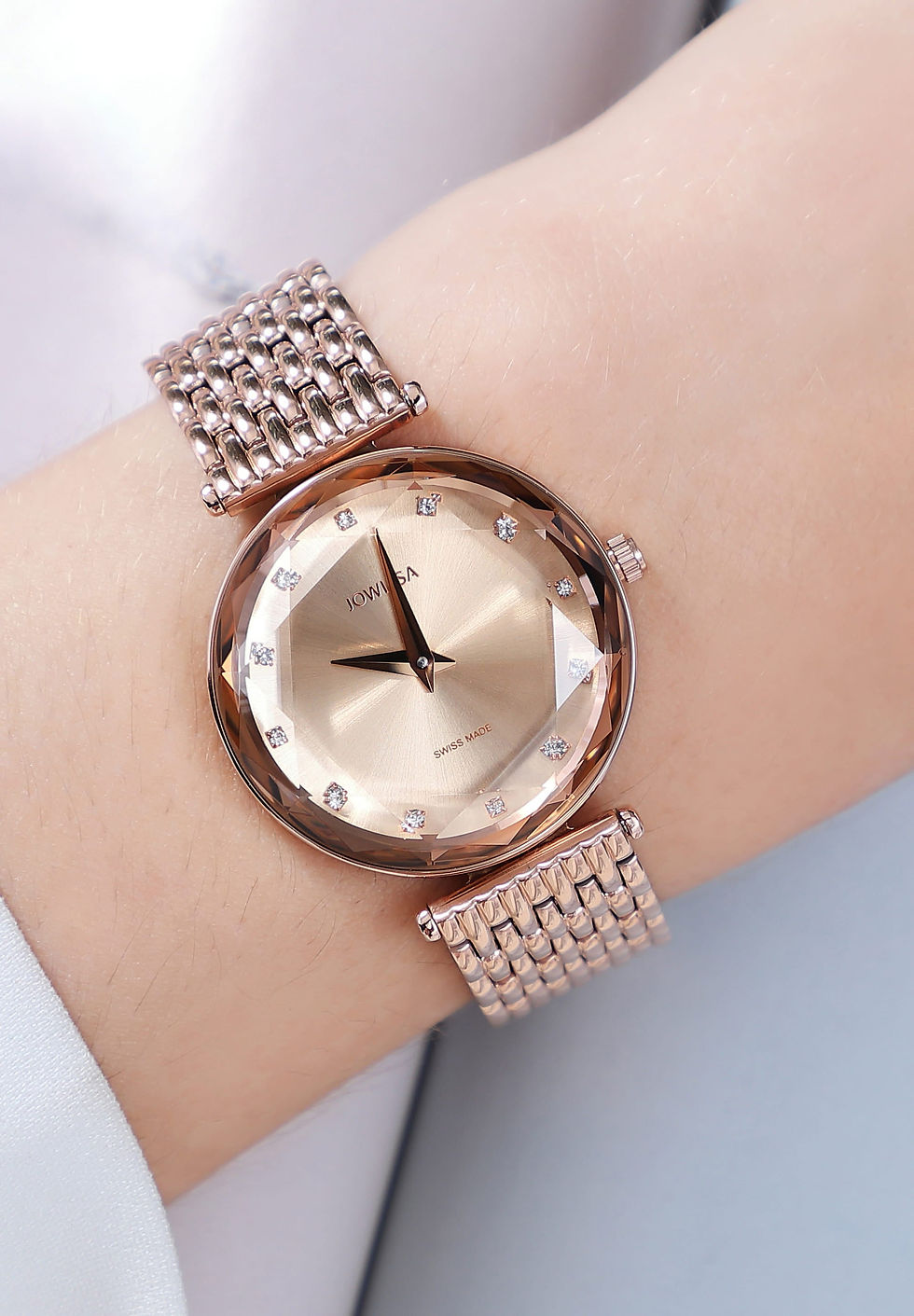 Thumbnail: Facet Brilliant Swiss Ladies Watch J5.761.M