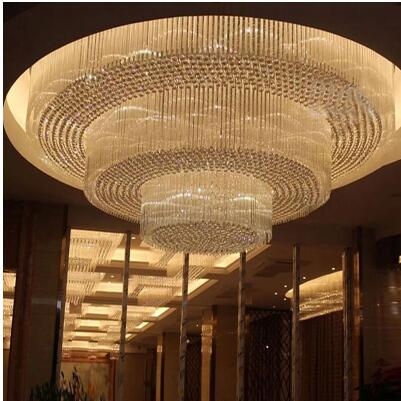 Thumbnail: Crystal Lamp Restaurant Bedroom Lamp LED Ceiling Bar Aisle Rectangular Porch