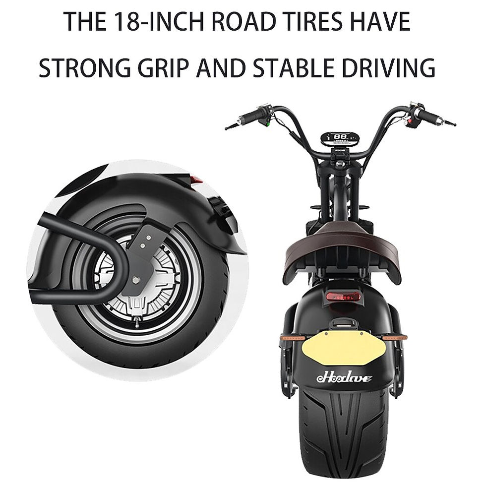 Thumbnail: Citycoco Electric Scooter 1500W Powerful Motor 45km/H Max Speed 18 Inch