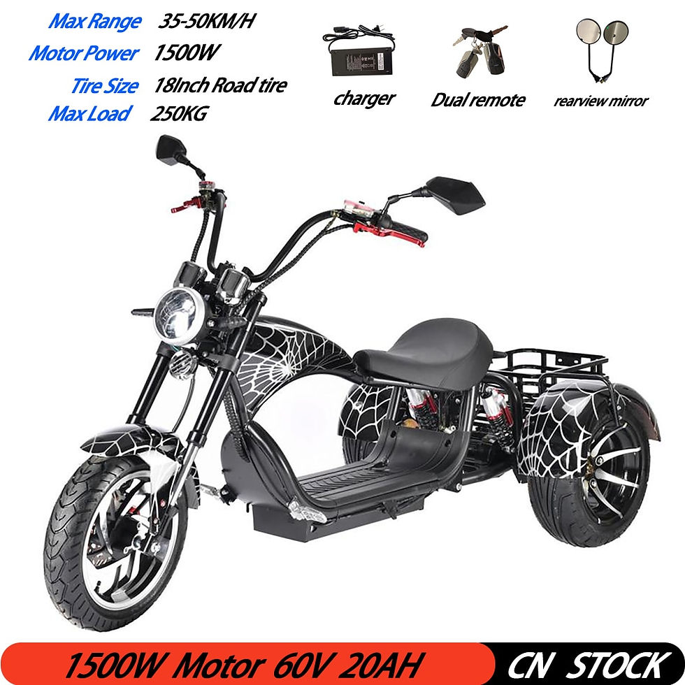 Thumbnail: Citycoco Adult Electric 3 Wheel Scooter Max Load 250KG 18Inch Fat Tire