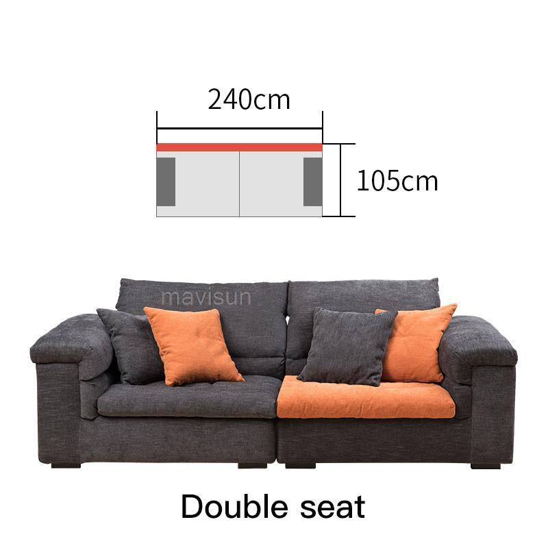 Thumbnail: Sectional Sofa Set for Living Room With Right Chaise Lounge Northern European
