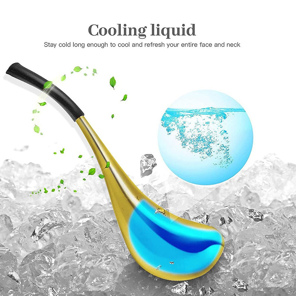 Thumbnail: Luxury Rose Gold Cryo Sticks Stainless Steel Facial Ice Globes Cooling Massage