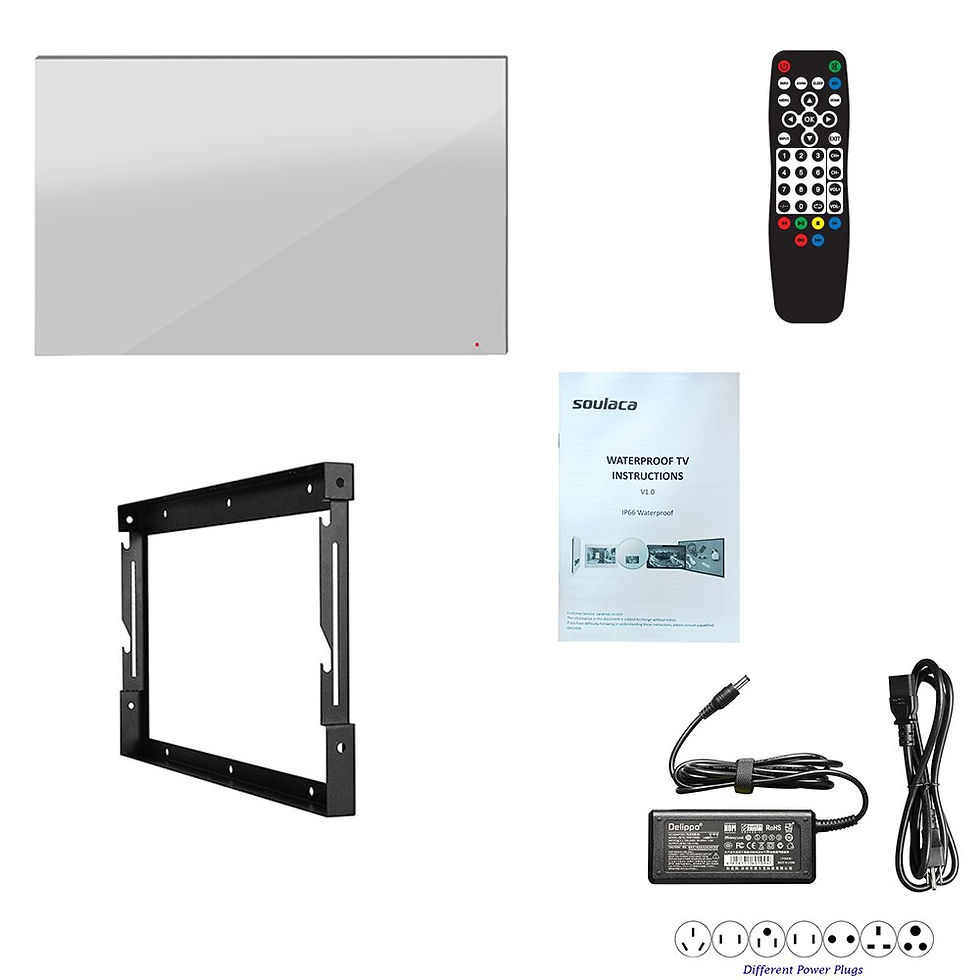 Thumbnail: Soulaca Smart Mirror TV TouchScreen Bathroom TV  IP66 Waterproof Integrated