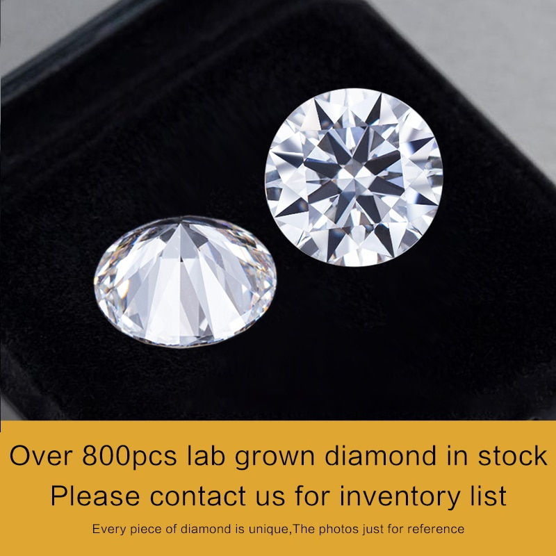 Thumbnail: 4ct Emerald Lab Grown Diamond D VS2 HPHT IGI Certificate