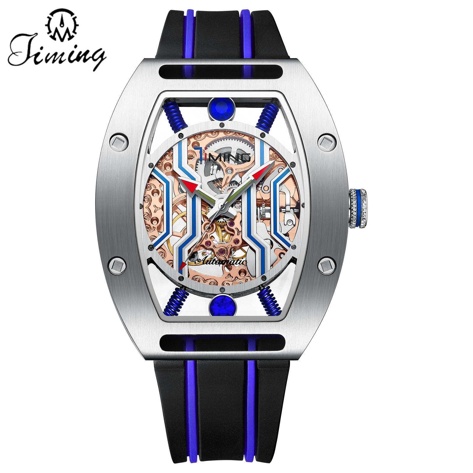 Luxury Skeleton Automatic Mechanical Watches Men New Fashion Vintage Classic