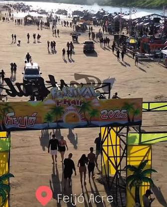 Festival de Praia de Feijó terá área de banhistas livre de veículos