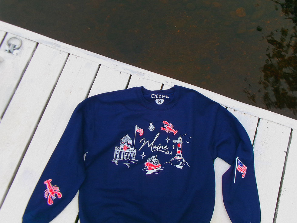 Miniature : CREWNECK - MAINE U.S.A.