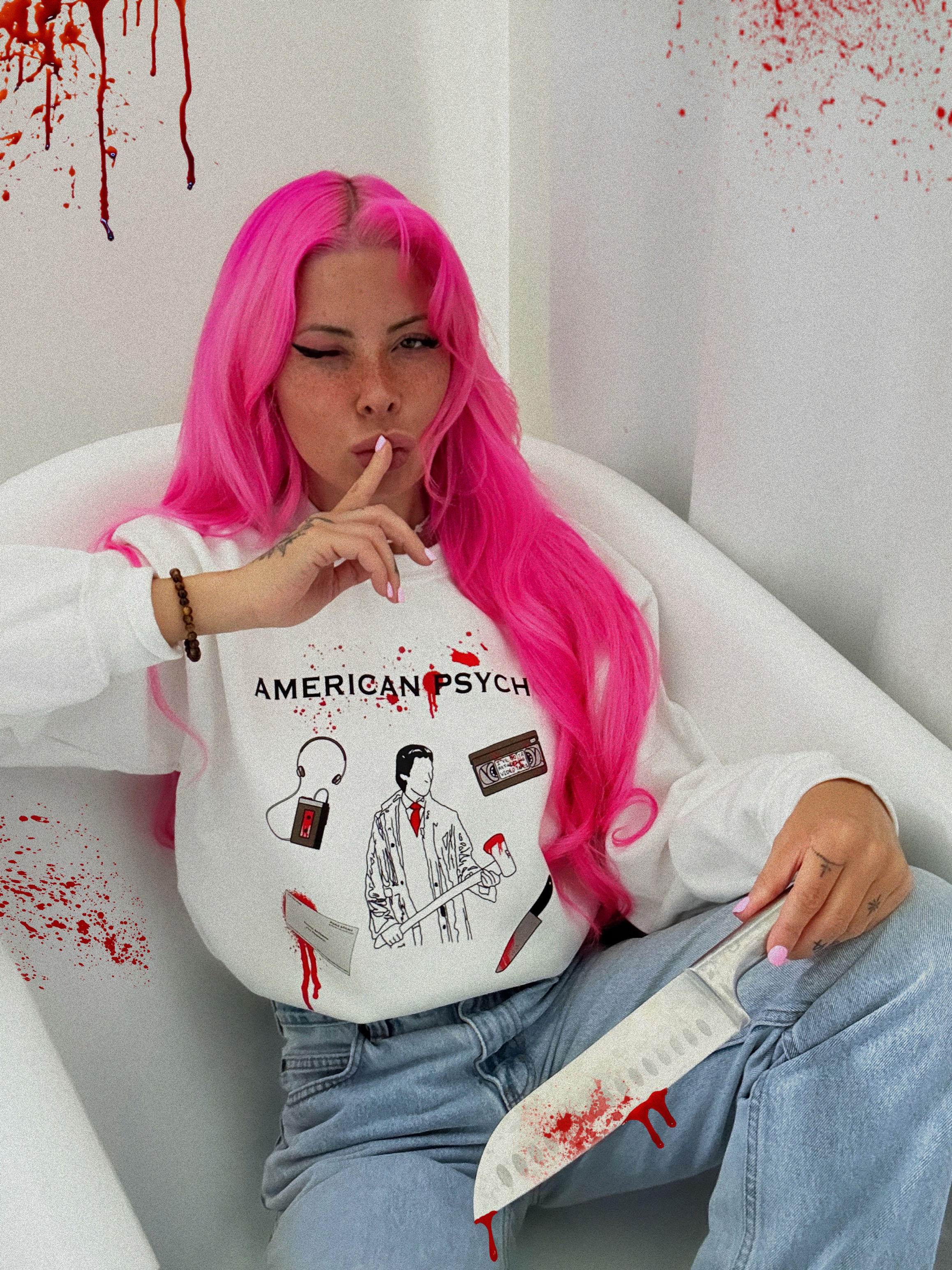 AMERICAN PSYCHO ☽ CREWNECK