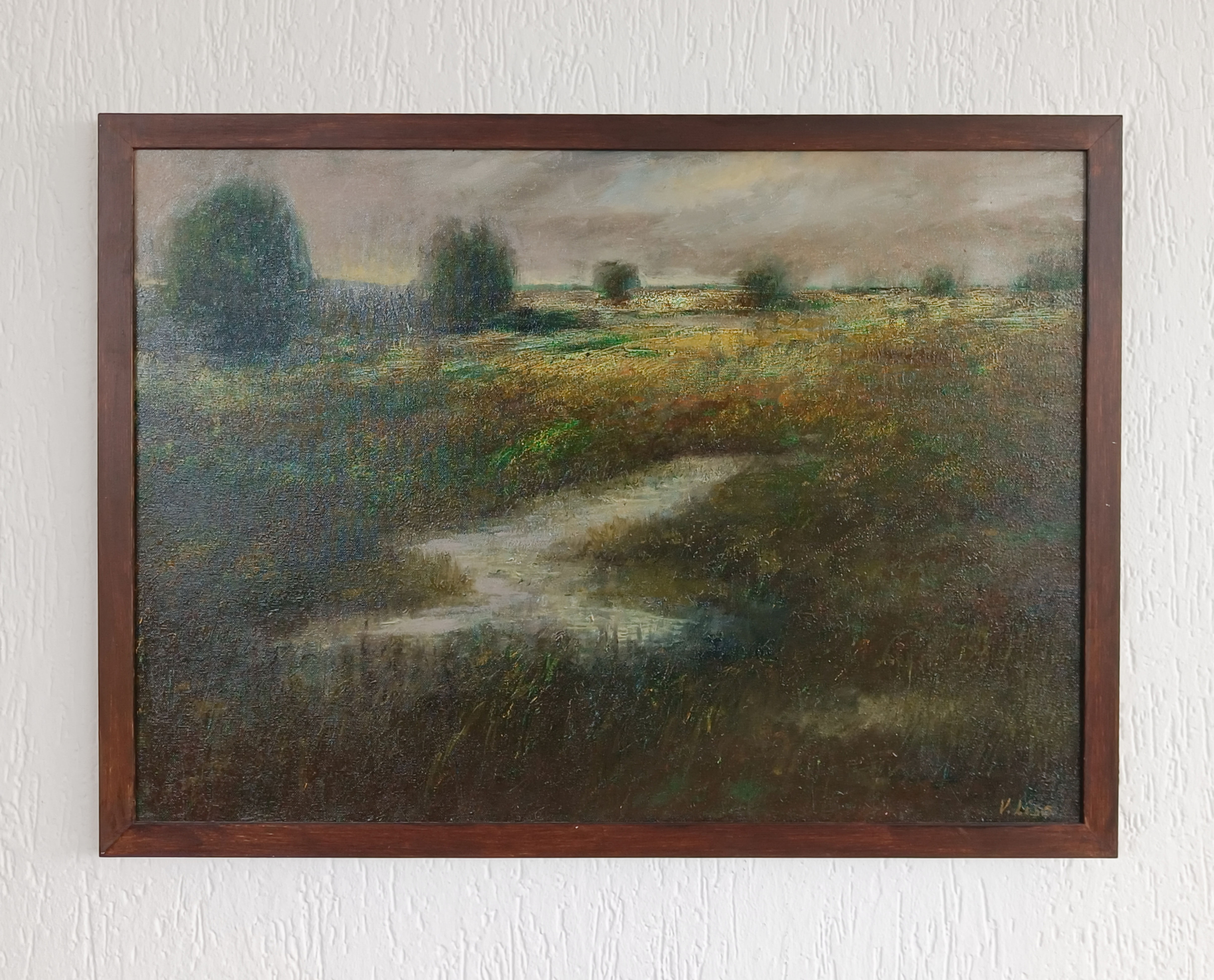 Olio su tela paesaggio 70x50 