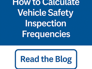 Guide 19. How to Calculate Vehicle Safety Inspection Frequencies