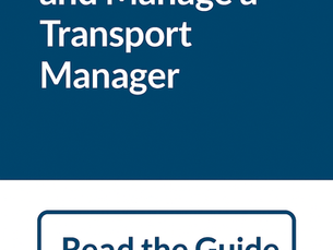 Guide 8. How to Appoint and Manage a Transport Manager