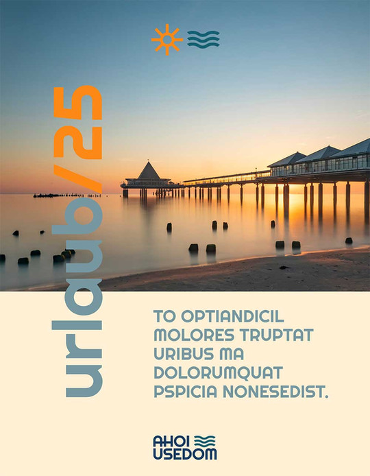 Ahoi Usedom - Corporate Design - Social Media Beispiele