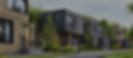 Modern sustainable residential urban development