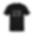 Hidden Message – Japanese Fuck You T-shirt in black – flat lay product image on plain background.