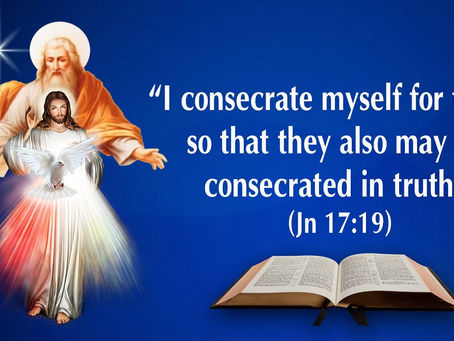 WEDNESDAY OF THE SEVENTH WEEK OF EASTER - Jn 17:11b-19 - THE WORD OF GOD FOR EVERYONE