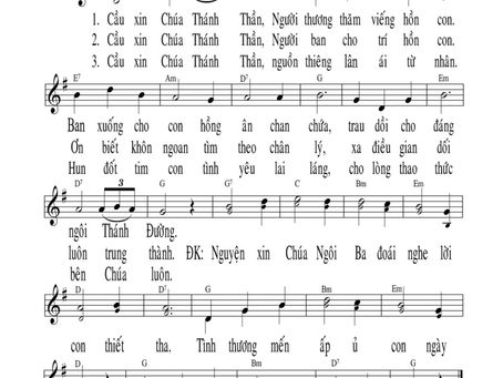 CẦU XIN CHÚA THÁNH THẦN - TÁC GIẢ PHAN LINH