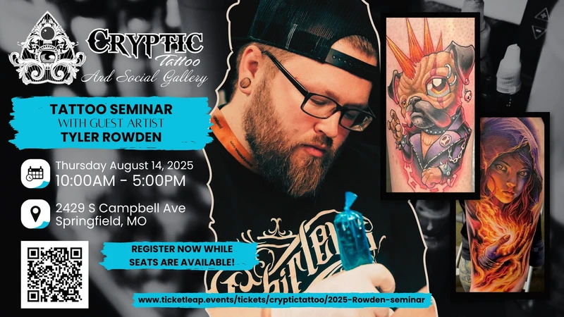 Cryptic Sessions: Tyler Rowden of Shirley's Tattoo