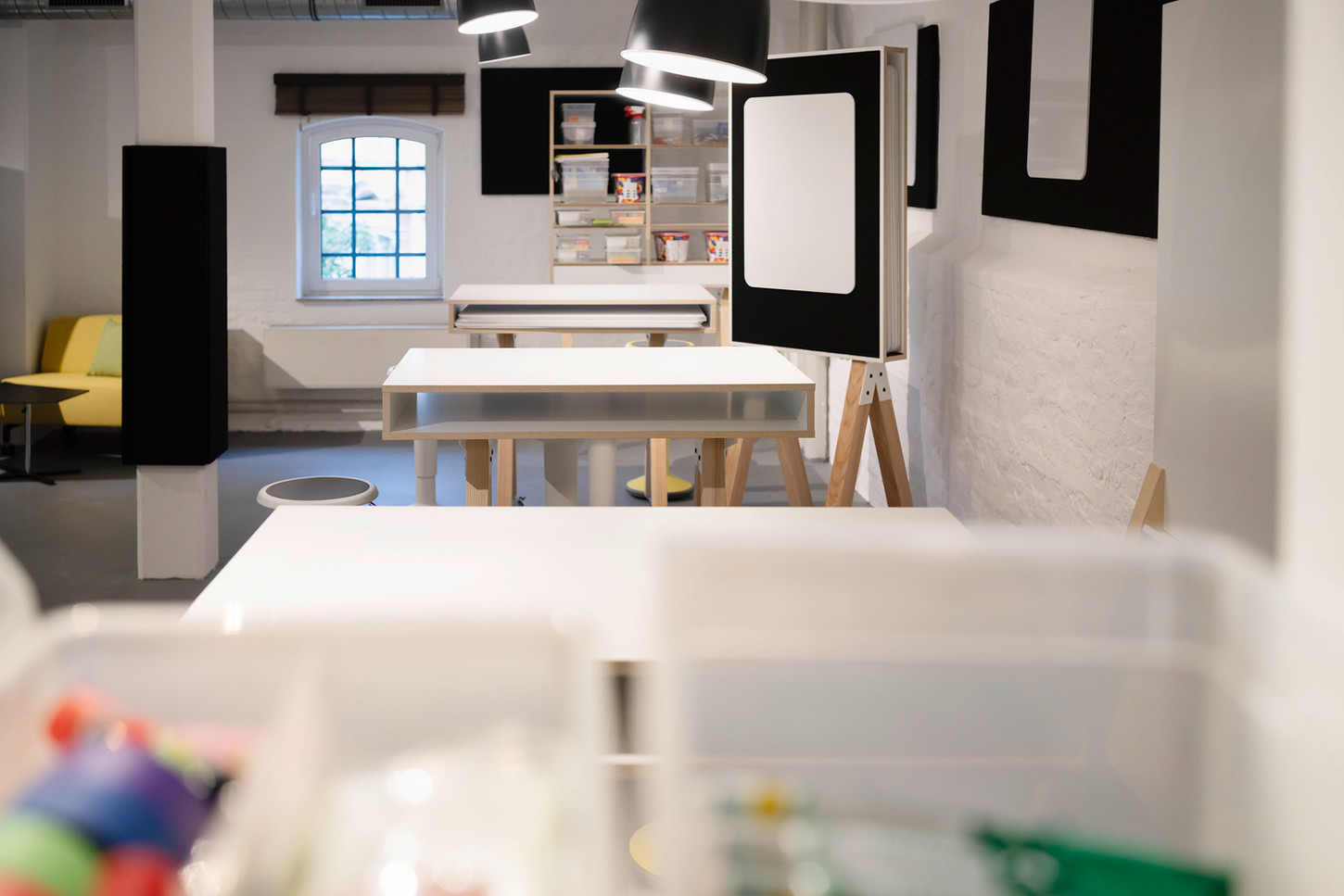 Co Working im stilwerk HAmburg im Creativ Lab von interstuhl