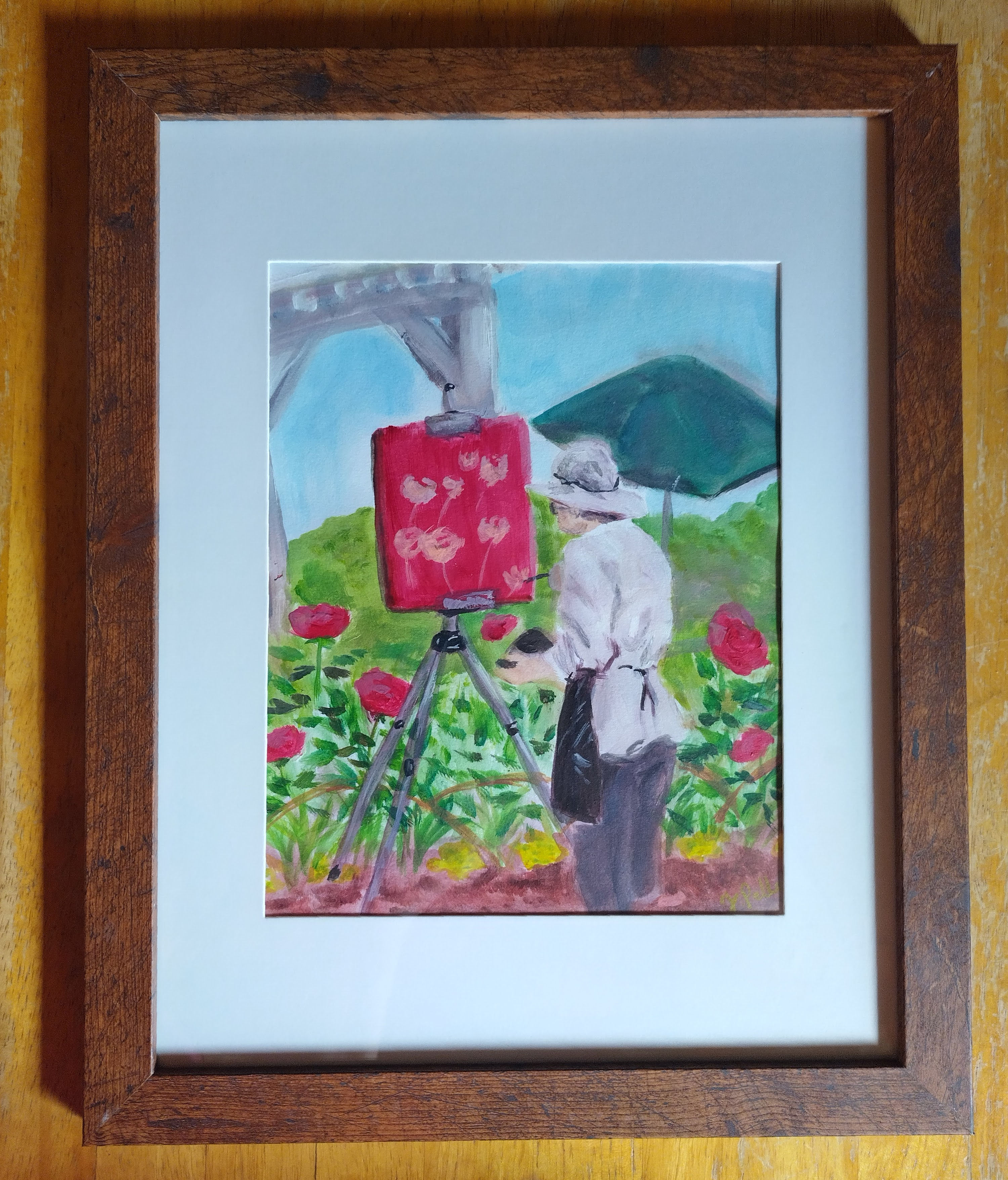 Jessica Pelley: The Artist in the Blaze of Red