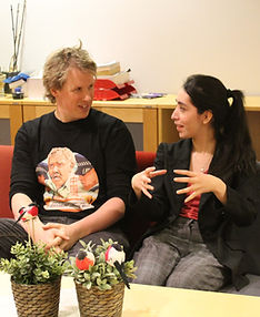 Laura Paiba-Garcia and Sam Wenaas