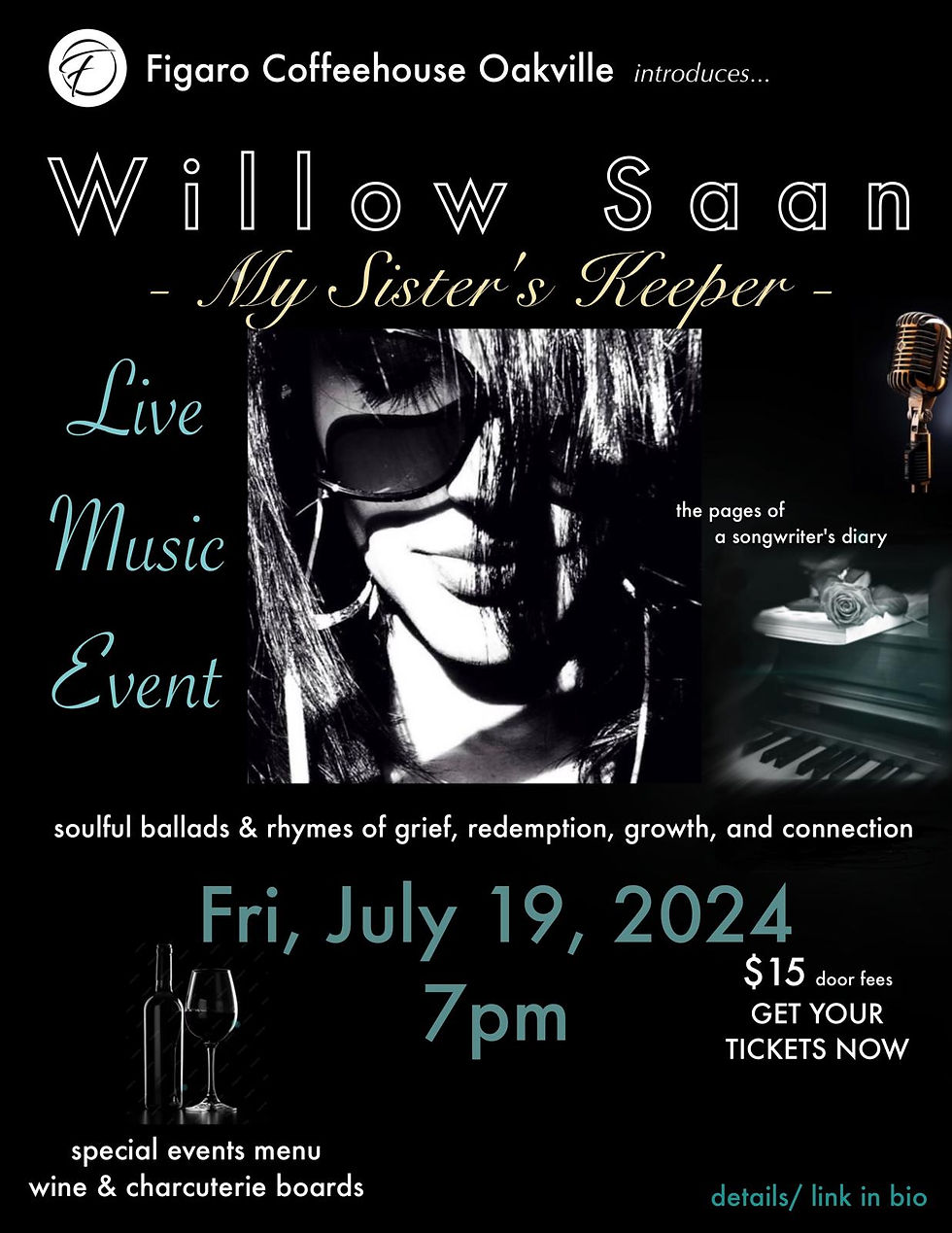 Willow Saan Live Music - My Sister's Keeper