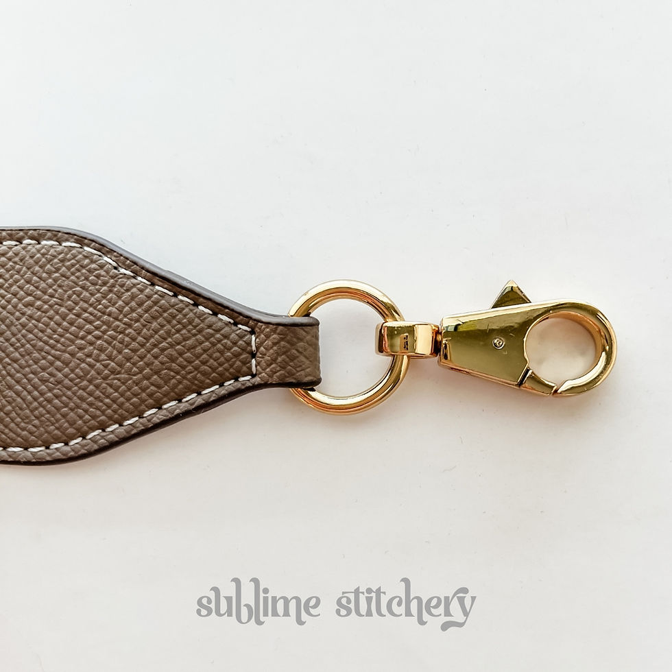 Thumbnail: Faux Leather Bag Strap - 27 inch