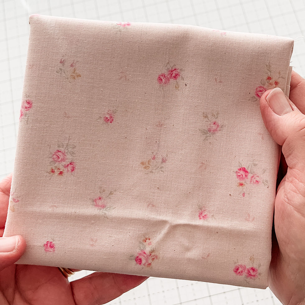 Romantic Rose in Pink - by Sevenberry Fabric