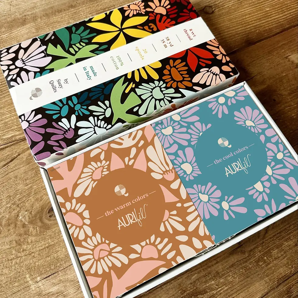 Thumbnail: Suzy Quilts Evolve Aurifil Thread Collection