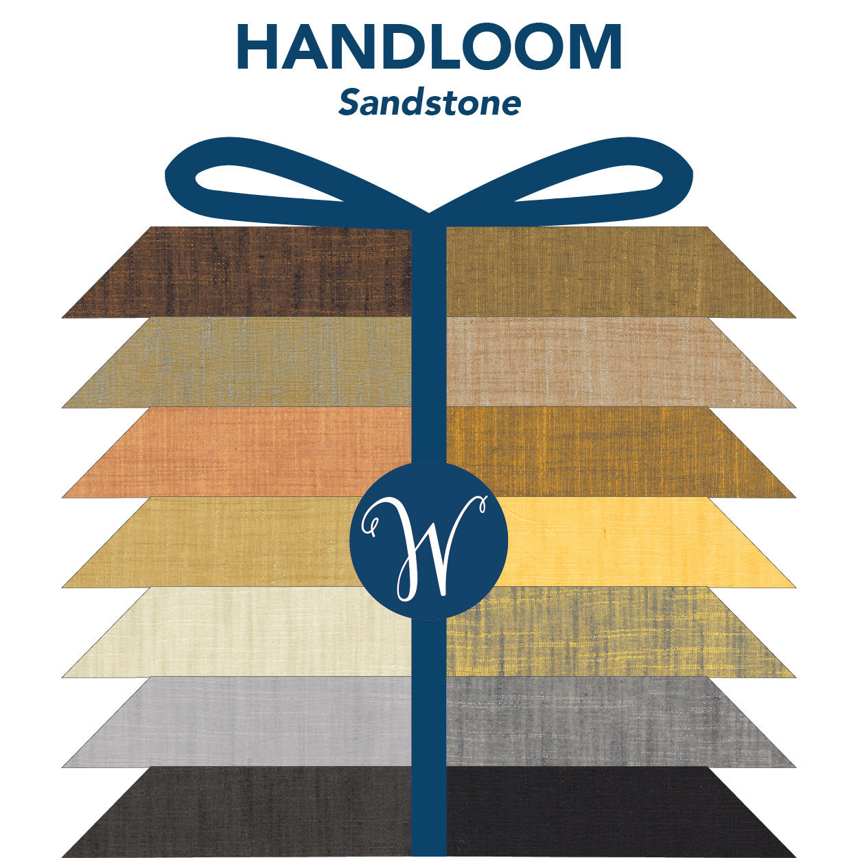 Handloom Sandstone Fat Quarter Bundle by Tara Faughnan