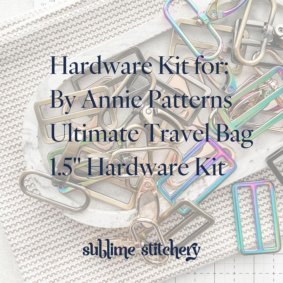 Ultimate Travel Bag 2.0 Hardware Kit (By Annie)