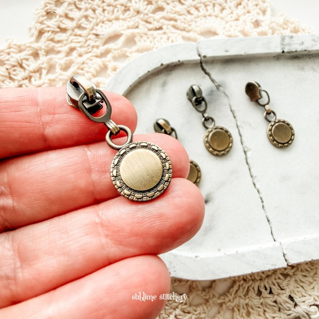 Medallion #3 Zipper Pulls