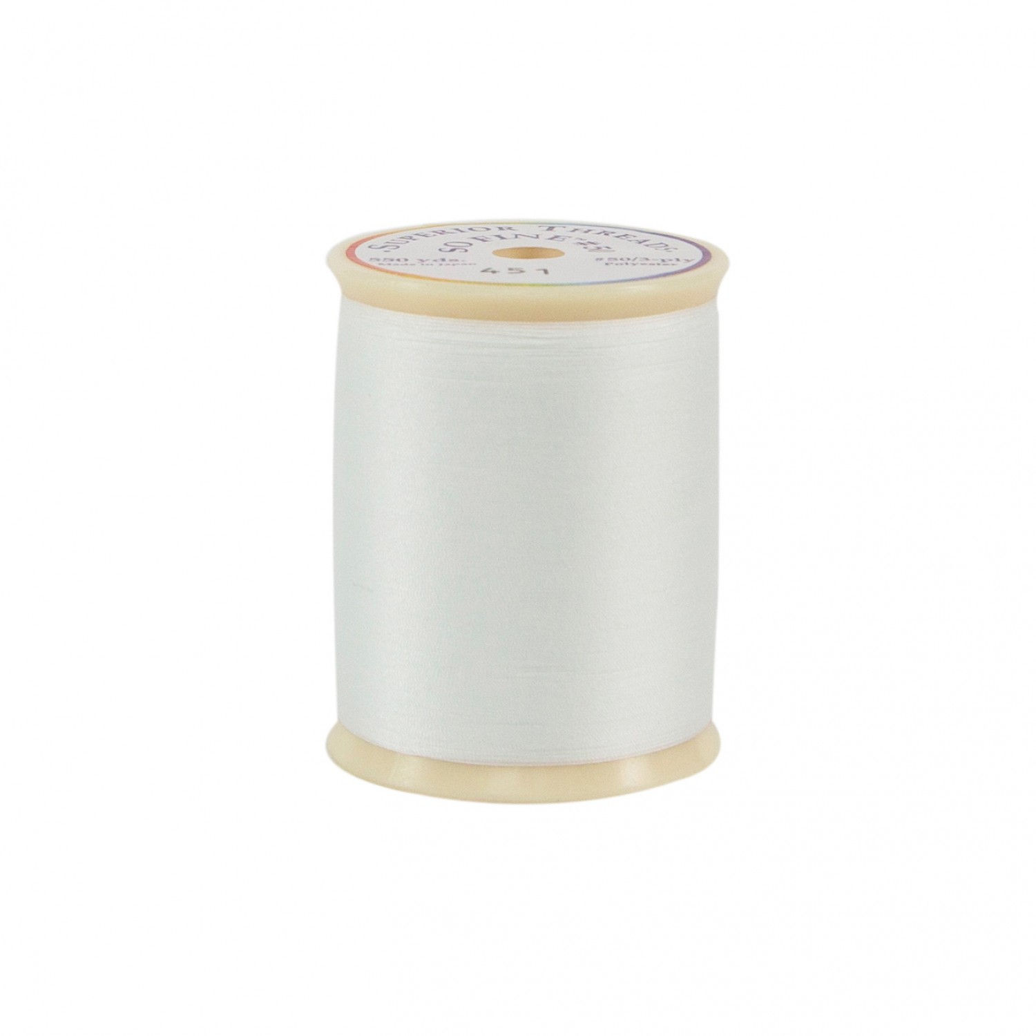 So Fine! Polyester Thread - 50wt - 550yd - Blizzard - Colour 451