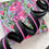 Thumbnail: Pink Nylon Coil with Black Zipper Tape with coordinating fabric