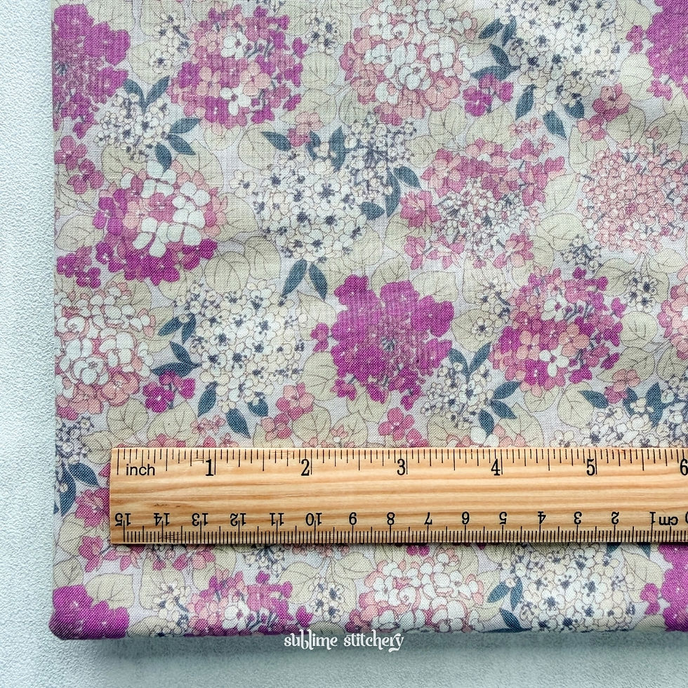 Heirloom Hydrangea (by Sevenberry Fabrics)
