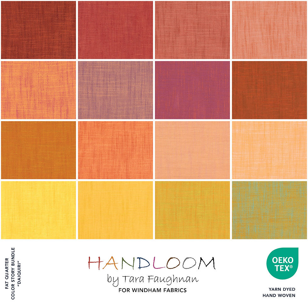 Handloom Daiquiri Fat Quarter Bundle by Tara Faughnan