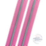 Candy Stripe #5 Zipper Tape with Silver Nylon Coil