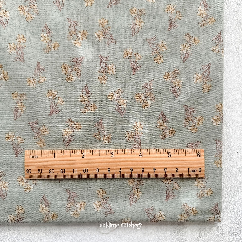 Freesia in Sage | Nostalgia Collection (by Sevenberry Fabrics)